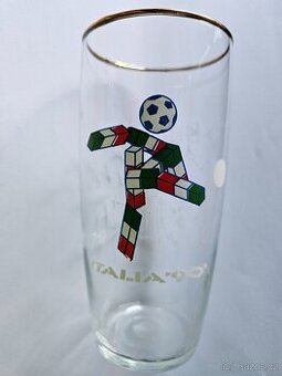 Sběratelská Sklenice Fotbal MS Itálie 1990