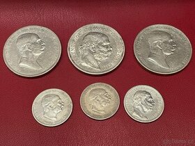 Strieborné mince Rakúsko Uhorsko FJ