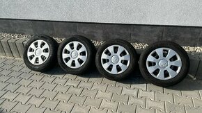 Škoda Fabia 3 ráfky se zimním pneu