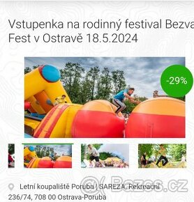 PRODÁM VSTUPENKY NA BEZVA FEST OSTRAVA