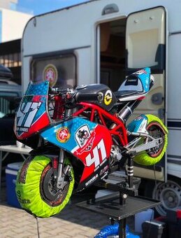 Minibike VPB-4T model rok 2022 carbon+náhradní díly