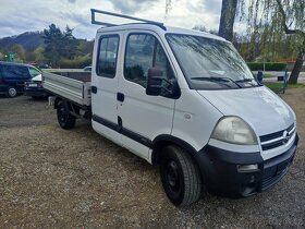 Opel Movano Master 2.5 CDTi  6míst 107kw tažné