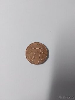 Prodám minci VELKÁ BRITÁNIE. 1 penny 2011. - 1