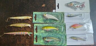 10 woblerů Rapala