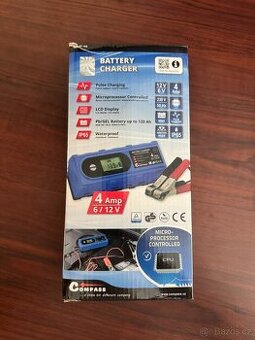 COMPASS Nabíječka mikroprocesor 3,8A 6/12V PB/GEL LCD displa