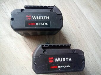 Akumulátory - baterie Würth Bosch 18V