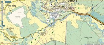 Prodej pozemku v blízkosti řeky u lesa Lenora, okres Prachat