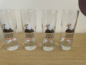 Retro panáky Gold Eagle vodka 4 ks - 1