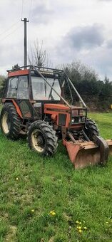 Zetor 5340 s lesnickou nástavbou Agama