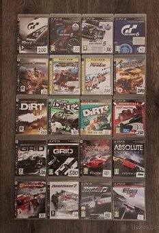 Závodní hry na Playstation 3