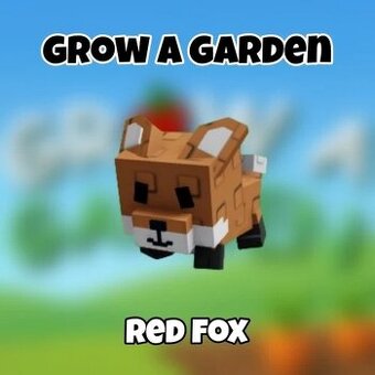 Red Fox Grow a Garden Roblox