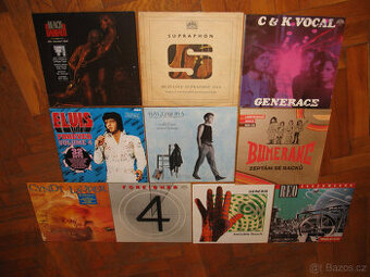 LP vinyly = Black Sabbath, Beat-Line 1968, Genesis, Reo Spee