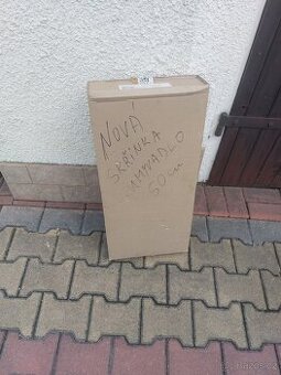 Skřinka pod umyvadlo 50cm Nová Antracit tmavá