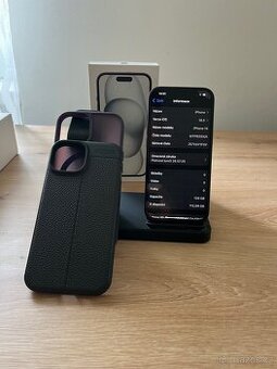 ZÁNOVNÍ IPHONE 15 128GB - ZÁRUKA