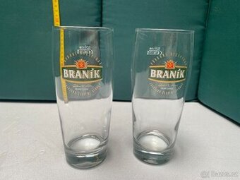 Půllitr BRANÍK – pivní sklenice / 41 kusů  Zlevněno