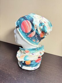 Set čepice a nákrčník 6-8 let