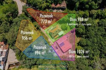 Prodej 3 stavebních pozemků, v úžasné lokalitě obce Jaroslav