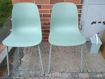 Židle zelené plastové Whitby - 1