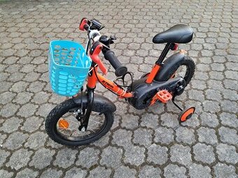 Dětské kolo 14" s kolečky Decathlon