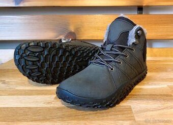 Zimní barefoot kotníkové boty