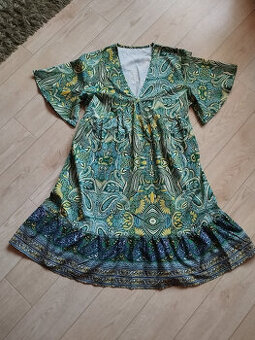 Šaty vel.L // EU 40/42 s ornamenty N.O.V.É.