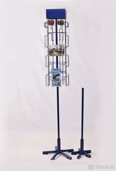 Kovový stojan otočný 5patrový