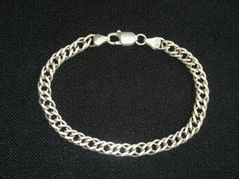 Stříbrný náramek, řetízek, stříbro 925