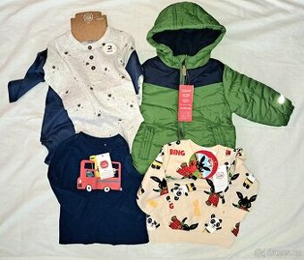 Sada chlapeckého oblečení vel. 74 vše nové