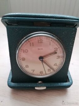 Švýcarské cestovní hodiny/budík