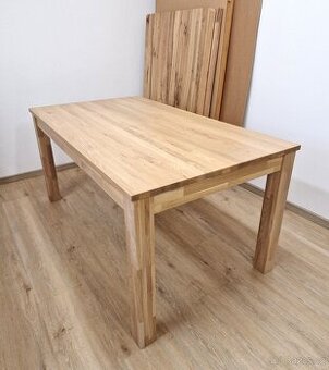 Sleva Nový rozkládací stůl dub masiv 90x160+70cm
