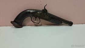 Starožitná perkusní pistole 18 - 19 st. značeno 6333 - 1