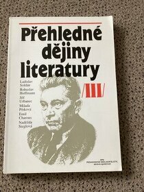 Učebnice Přehledné dějiny literatury III.