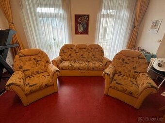 Sedací souprava rozkládací 1+2