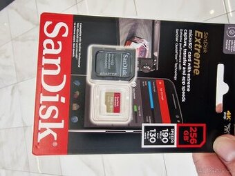 Prodám micro sd kartu 256GB s adapterem