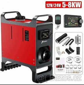 Naftové topení 5 -8 kW, 12/24+220V Auto START/STOP, BT - 1