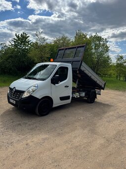 Sklápěč 2017 Renault Master 1.majitel koupeno v ČR
