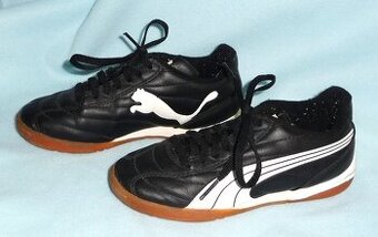 Kožené boty/sálovky PUMA, vel. 32, na nohu vel. 30