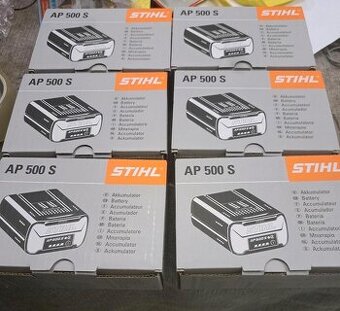 Nové baterie Stihl AP500 S se zárukou