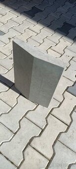Betonové plotové stříšky s okapničkou