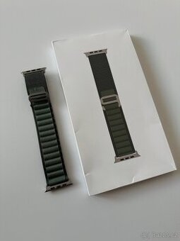 Řemínek Apple Watch Alpský tah / 49mm / tmavě zelený / “S”
