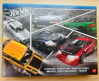 Kazeta HOT WHEELS 6 modelu TOP STAV