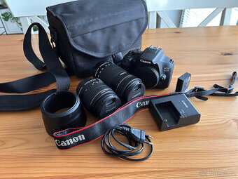 Canon EOS2000D + EF-S 18-55 mm IS II + EF-S 55-250 mm IS STM