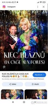 Vstupenky Klec bláznů DJKT Plzeň 16.11.