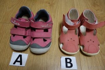 Dětské sandále, kožené, vel. 22