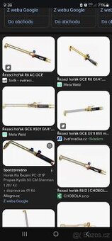 řezací/šrotovací hořák