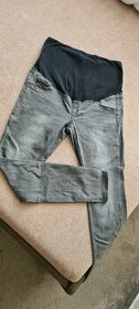 Těhotenské džíny vel. 44 + legíny zdarma