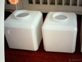 Koupím - Art deco hranaté skleněné stínidlo