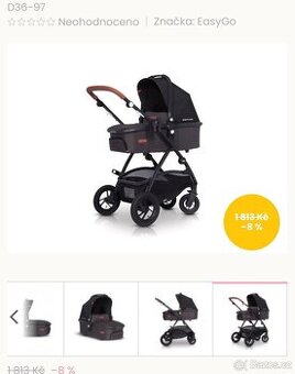 Kočárek 2v1 easy go optimo air - 1