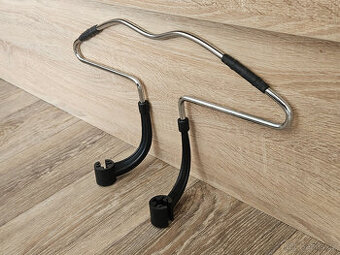 Věšák na sako a bundu do auta - chrom, 2 kusy