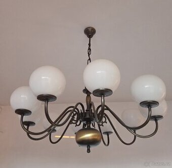 Starožitný lustr - 10ramen